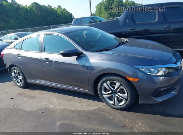 2HGFC2F51JH594127 2018 HONDA CIVIC Gray Vista interior de 360 grados