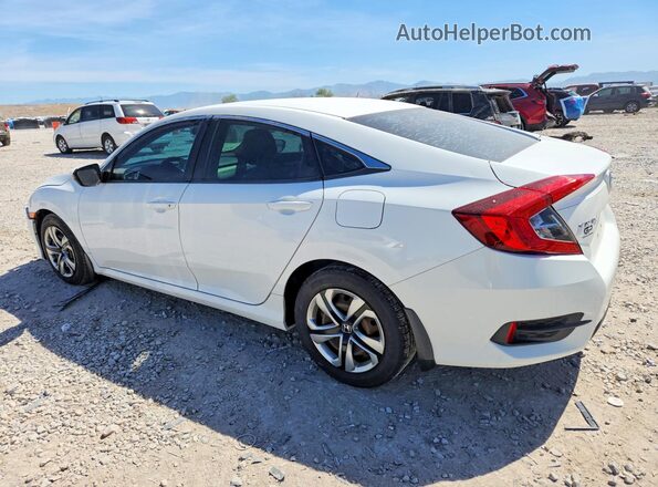 2HGFC2F51JH603134 2018 HONDA CIVIC White Հետևի ձախ
