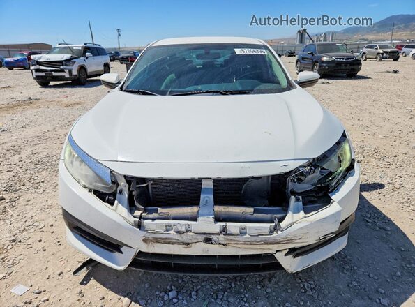 2HGFC2F51JH603134 2018 HONDA CIVIC White Դիմացի տեսք