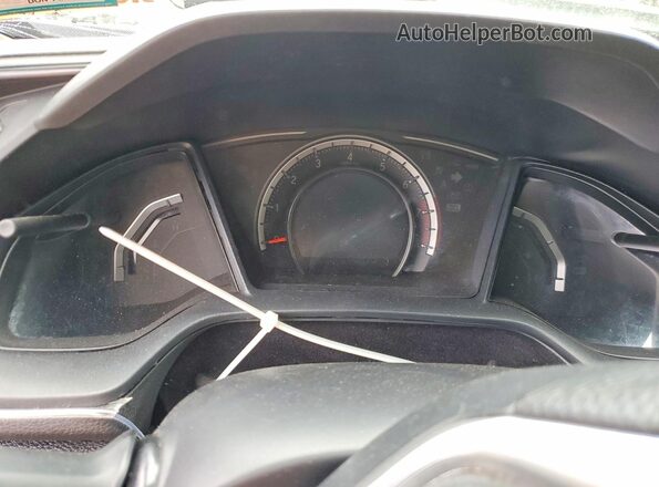 2HGFC2F51JH608625 2018 HONDA CIVIC White Սարքավորումների վահանակի տեսք
