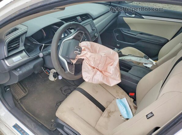 2HGFC2F51JH608625 2018 HONDA CIVIC White Առջևի վահանակի տեսք