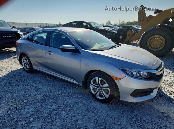 2HGFC2F52GH012576 2016 HONDA CIVIC Silver Front right