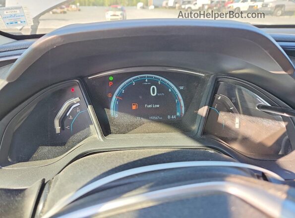 2HGFC2F52GH012576 2016 HONDA CIVIC Silver Instrument cluster view