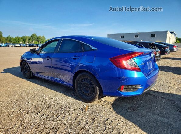 2HGFC2F52GH020533 2016 HONDA CIVIC Blue უკანა მარცხენა