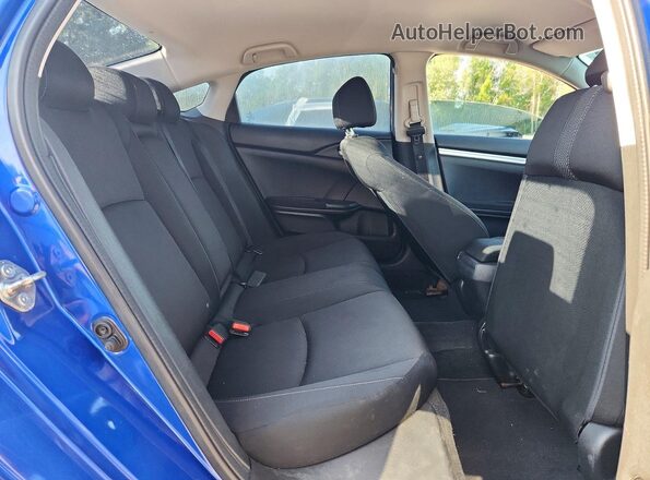 2HGFC2F52GH020533 2016 HONDA CIVIC Blue უკანა სავარძლების ხედი