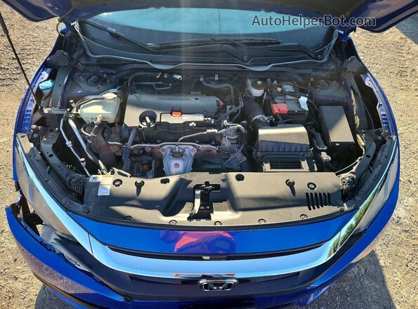 2HGFC2F52GH020533 2016 HONDA CIVIC Blue უკანა სალონის ხედი