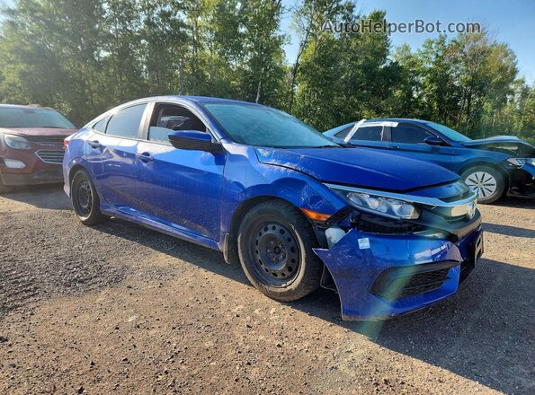 2HGFC2F52GH020533 2016 HONDA CIVIC Blue წინა მარჯვენა