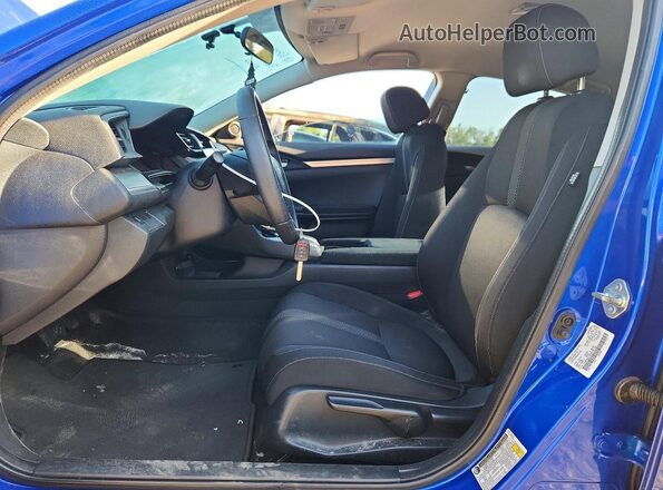 2HGFC2F52GH020533 2016 HONDA CIVIC Blue წინა სალონის ხედი