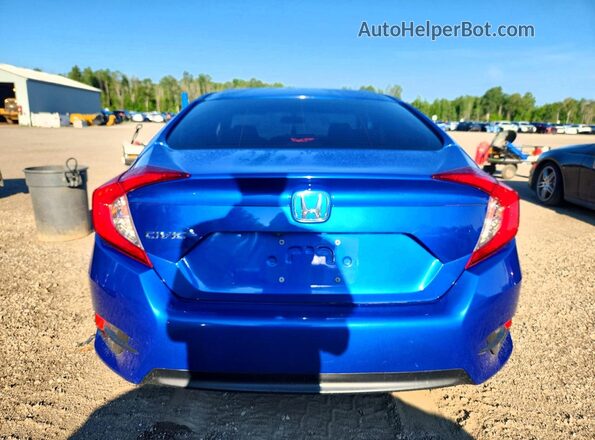 2HGFC2F52GH020533 2016 HONDA CIVIC Blue უკანა ხედი