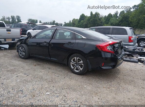 2HGFC2F52GH537587 2016 HONDA CIVIC Black Հետևի ձախ