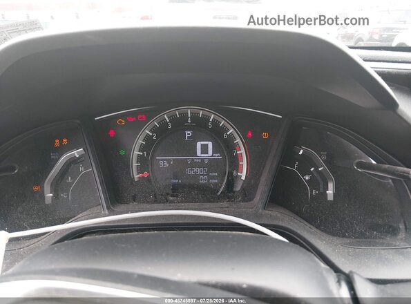 2HGFC2F52GH537587 2016 HONDA CIVIC Black Հետևի նստատեղերի տեսք
