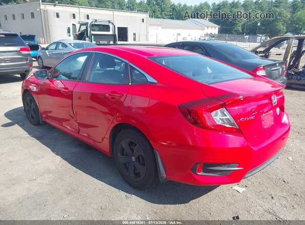 2HGFC2F52GH555782 2016 HONDA CIVIC Red Հետևի ձախ