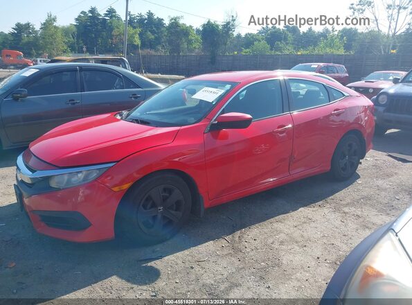 2HGFC2F52GH555782 2016 HONDA CIVIC Red Սալոնի 360 աստիճան տեսք
