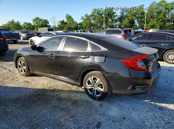 2HGFC2F52HH510147 2017 HONDA CIVIC Черный Задняя левая четверть