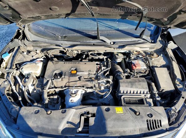 2HGFC2F52HH510147 2017 HONDA CIVIC Черный Вид задней части салона