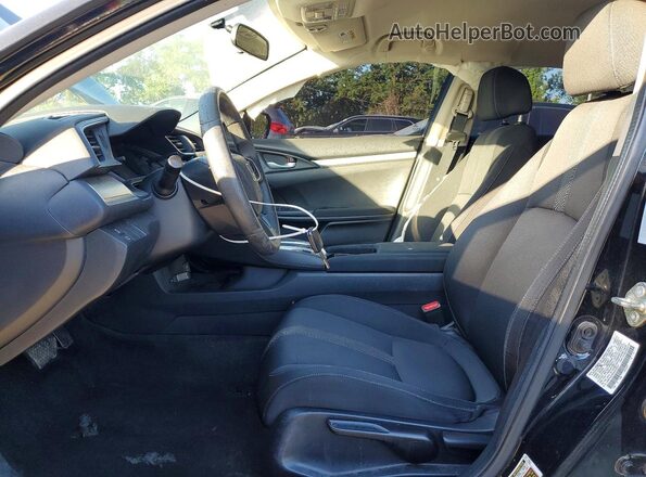 2HGFC2F52HH510147 2017 HONDA CIVIC Черный Вид салона спереди