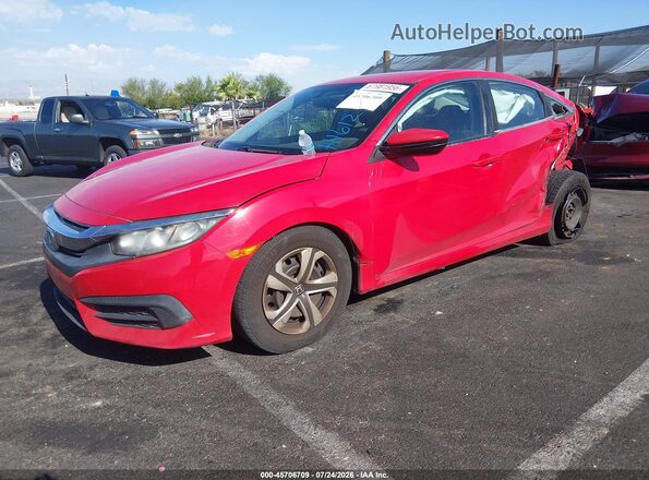 2HGFC2F52HH516224 2017 HONDA CIVIC Red Vista tres cuartos delantera izquierda