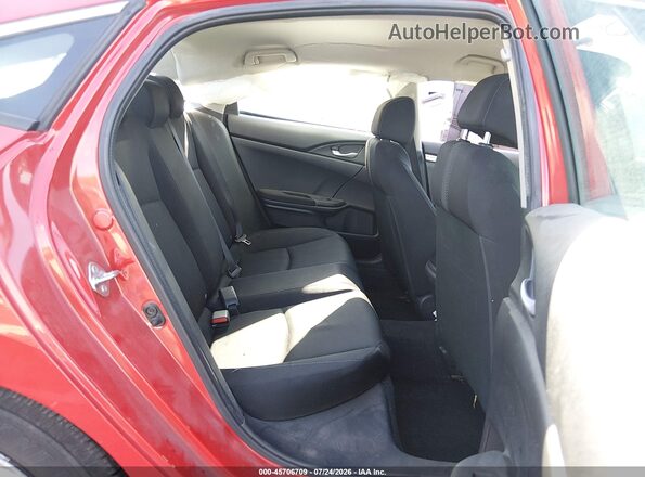 2HGFC2F52HH516224 2017 HONDA CIVIC Red Vista de la etiqueta del VIN