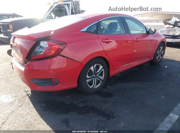 2HGFC2F52HH516224 2017 HONDA CIVIC Red Trasero derecho