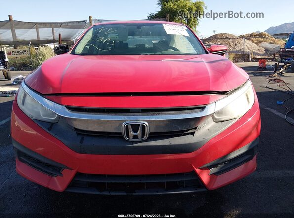 2HGFC2F52HH516224 2017 HONDA CIVIC Red Vista interior trasera