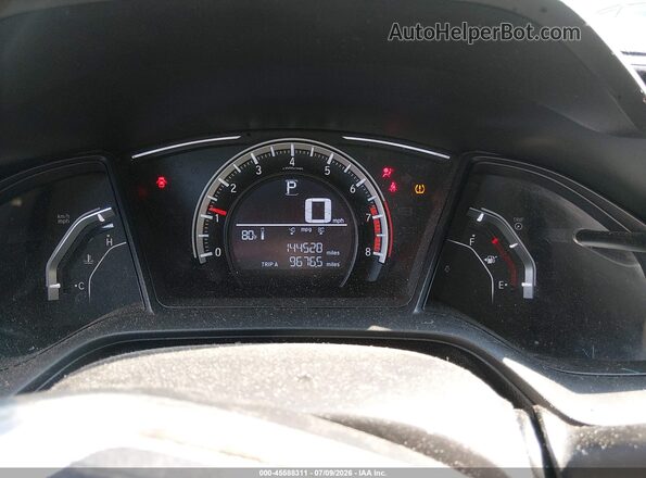 2HGFC2F52HH517230 2017 HONDA CIVIC Черный Вид задних сидений