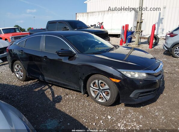 2HGFC2F52HH517230 2017 HONDA CIVIC Черный Вид задней части салона