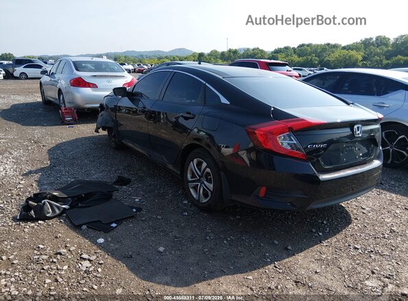 2HGFC2F52HH517230 2017 HONDA CIVIC Черный Задняя левая четверть