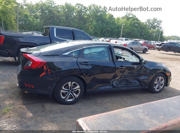 2HGFC2F52HH525733 2017 HONDA CIVIC Black Widok wnętrza z tyłu