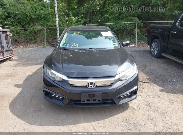 2HGFC2F52HH525733 2017 HONDA CIVIC Black Widok zestawu wskaźników