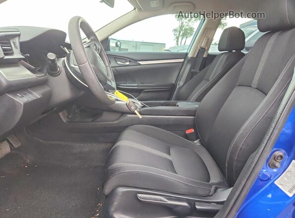 2HGFC2F52HH537123 2017 HONDA CIVIC Blue წინა სალონის ხედი