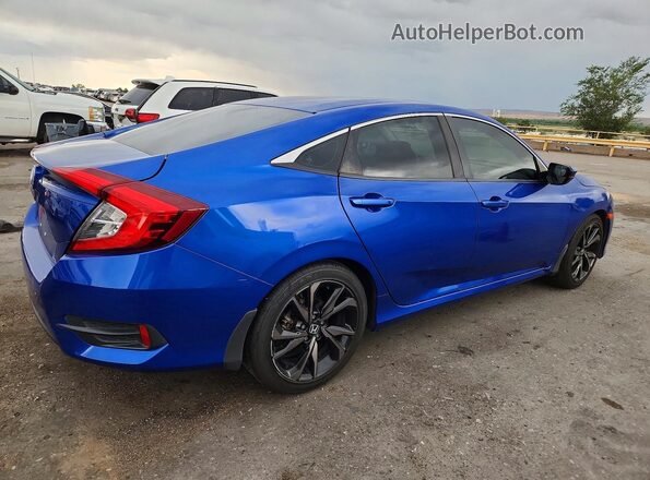 2HGFC2F52HH537123 2017 HONDA CIVIC Blue უკანა მარჯვენა