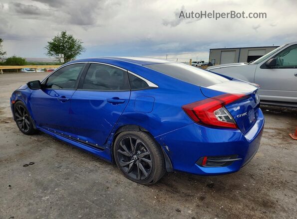 2HGFC2F52HH537123 2017 HONDA CIVIC Blue უკანა მარცხენა