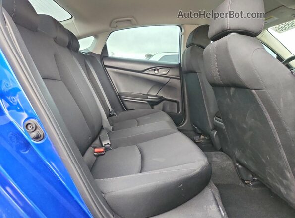 2HGFC2F52HH537123 2017 HONDA CIVIC Blue უკანა სავარძლების ხედი