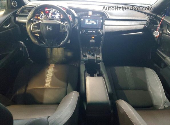 2HGFC2F52JH535653 2018 HONDA CIVIC Blue Vista del salpicadero