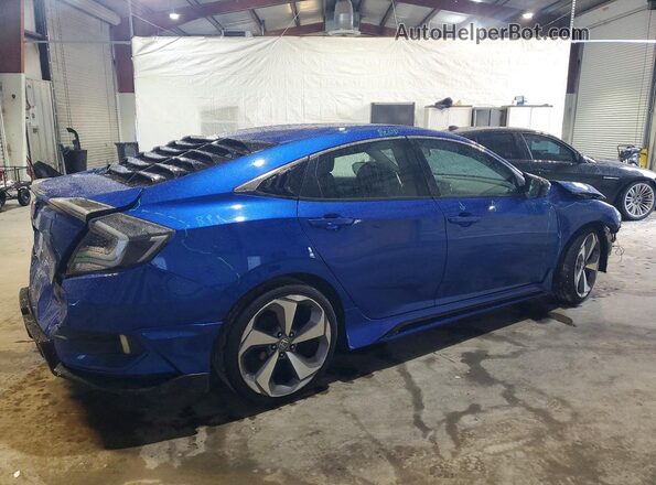 2HGFC2F52JH535653 2018 HONDA CIVIC Blue Trasero derecho