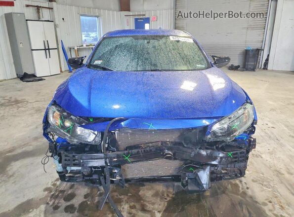 2HGFC2F52JH535653 2018 HONDA CIVIC Blue Vista frontal