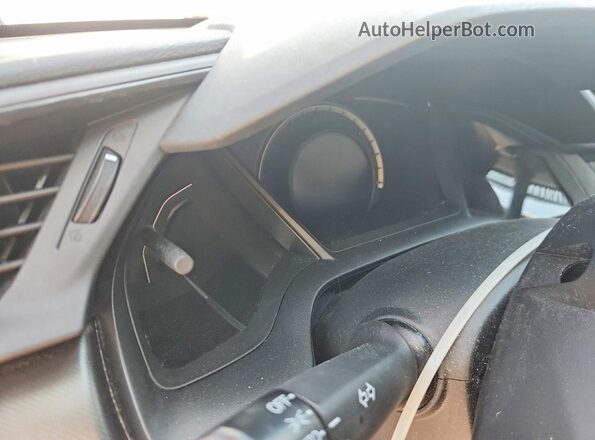 2HGFC2F52JH543008 2018 HONDA CIVIC White Вид щитка приладів