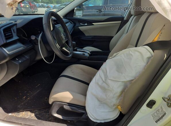 2HGFC2F52JH543008 2018 HONDA CIVIC White Вид салону спереду