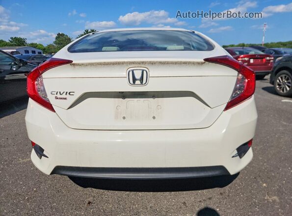 2HGFC2F52JH543008 2018 HONDA CIVIC White Вид ззаду