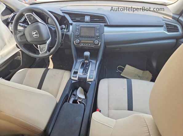 2HGFC2F52JH543008 2018 HONDA CIVIC White Вид панелі приладів