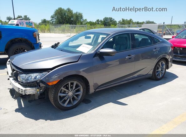 2HGFC2F52JH545762 2018 HONDA CIVIC Gray Przód lewy