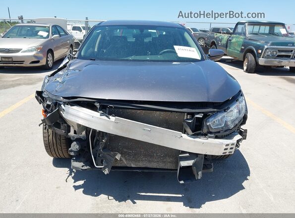 2HGFC2F52JH545762 2018 HONDA CIVIC Gray Widok z przodu