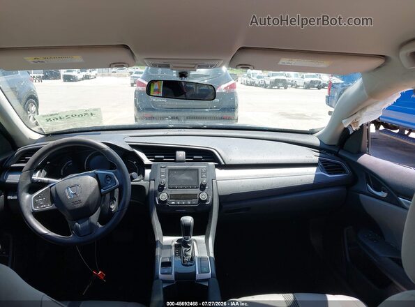 2HGFC2F52JH545762 2018 HONDA CIVIC Gray Widok wnętrza z przodu