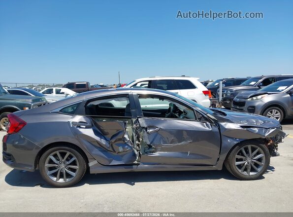 2HGFC2F52JH545762 2018 HONDA CIVIC Gray 