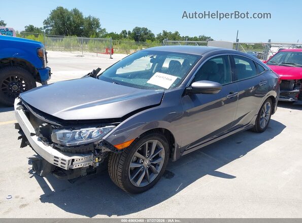 2HGFC2F52JH545762 2018 HONDA CIVIC Gray 