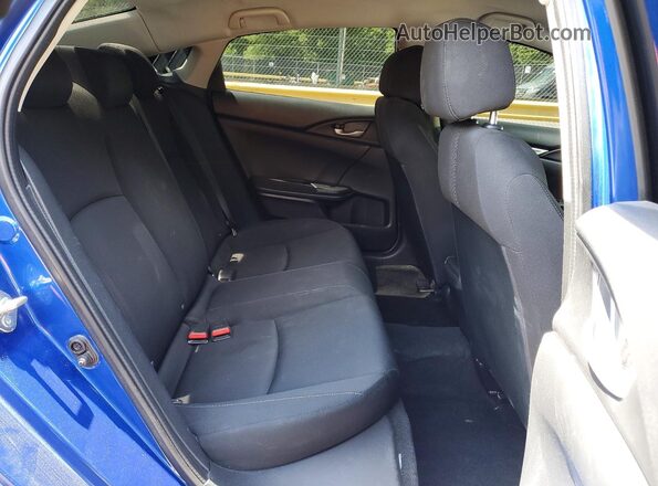 2HGFC2F52JH569866 2018 HONDA CIVIC Blue Rear seats view