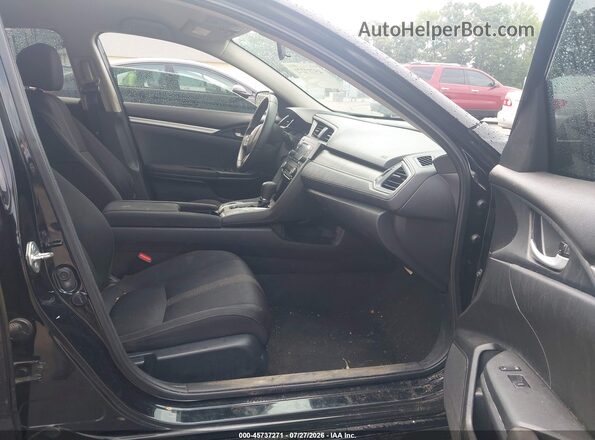2HGFC2F52JH595013 2018 HONDA CIVIC Black Вид салону спереду