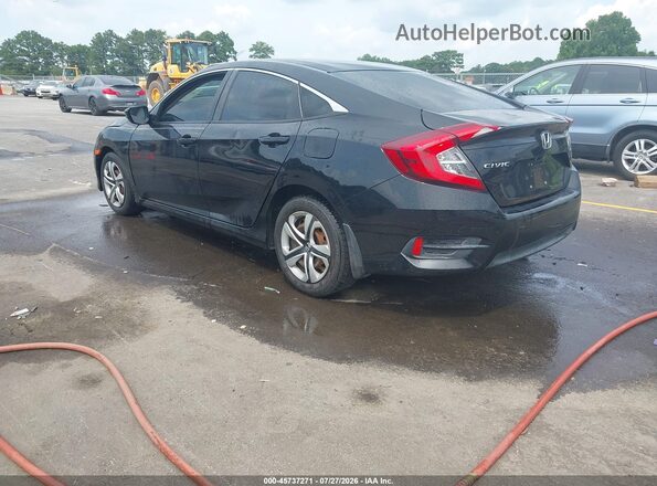 2HGFC2F52JH595013 2018 HONDA CIVIC Black Задня ліва чверть