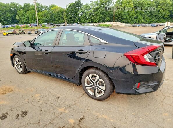 2HGFC2F52JH598736 2018 HONDA CIVIC Black Rear left