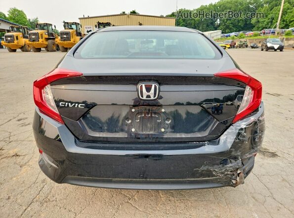 2HGFC2F52JH598736 2018 HONDA CIVIC Black Rear view